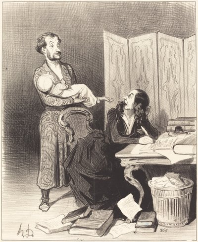 Så ta det videre... umulig å jobbe... av Honoré Daumier