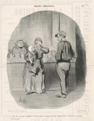 Her er en liten pochard! av Honoré Daumier