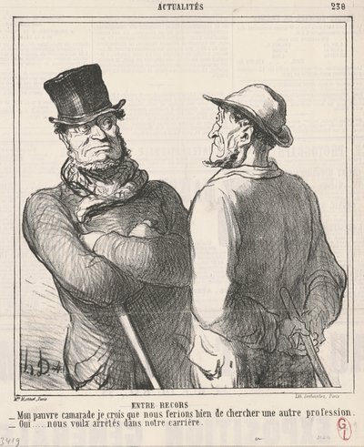 Mellom minner av Honoré Daumier