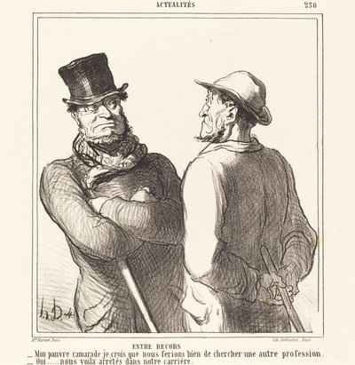 Mellom minner av Honoré Daumier
