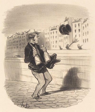 Kom inn, sir... ikke vær sjenert... av Honoré Daumier