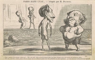 Er det lov å være tynn sånn! ... av Honoré Daumier