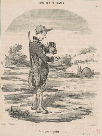 Og ikke et pulverkorn! ... av Honoré Daumier