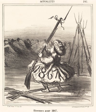 Julegaver til 1867 av Honoré Daumier