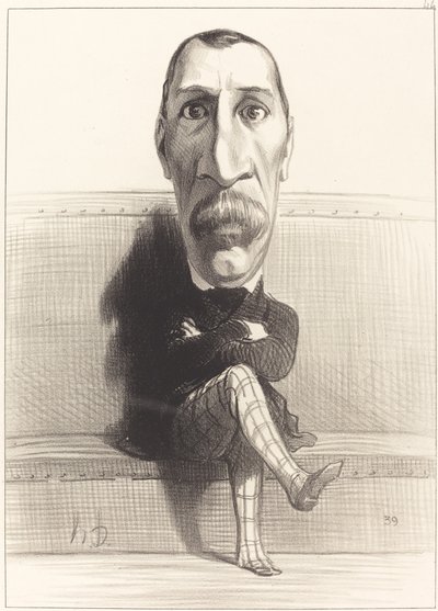 Eus. Isidore Buvignier av Honoré Daumier