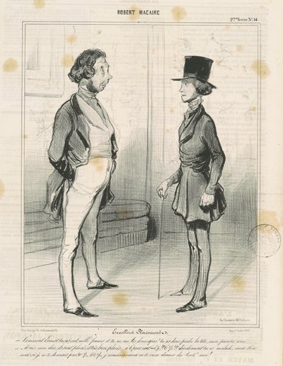 Utmerket plassering av Honoré Daumier