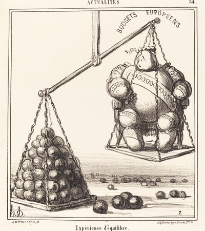 Balanseopplevelse av Honoré Daumier