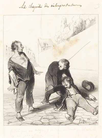Du bør ikke kalle meg kjent, jeg er i... av Honoré Daumier