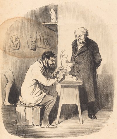 Jeg må få deg til å gjøre det en dag... av Honoré Daumier