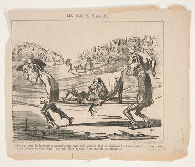 Du må ikke angre sånn, stakkars av Honoré Daumier