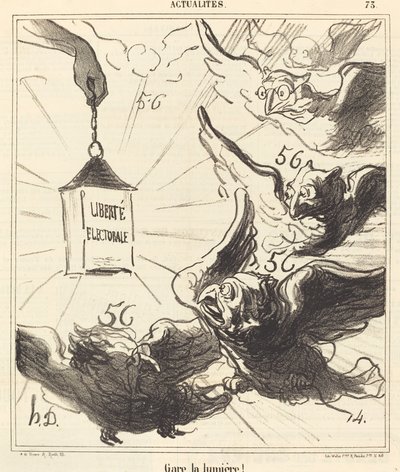 Parker lyset! av Honoré Daumier