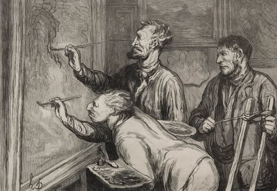 Gir den siste berøring av Honoré Daumier