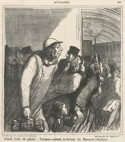 Kjempe gøy tog av Honoré Daumier