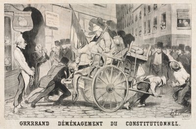 Stor fjerning av det konstitusjonelle etablissementet av Honoré Daumier
