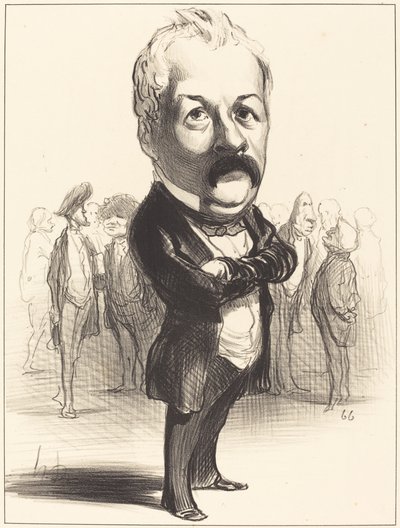Gustave Sautayra av Honoré Daumier