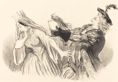 Hamlet av Honoré Daumier