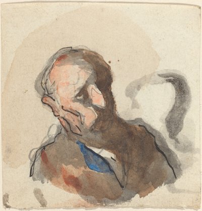 Leder av en mann av Honoré Daumier