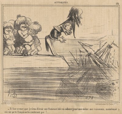 Jeg må innrømme at jeg nettopp hadde en... av Honoré Daumier