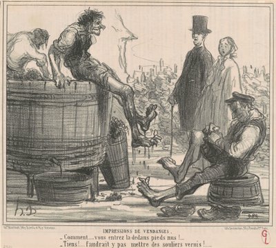 Høst inntrykk av Honoré Daumier