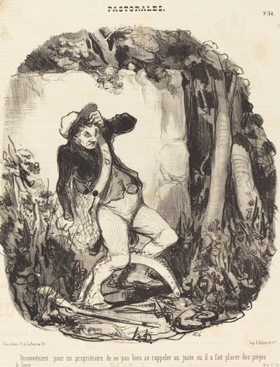 Ulempe for en eier å ikke... av Honoré Daumier
