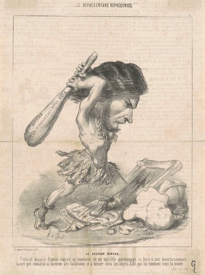 J. Martial Bineau (2. plate) av Honoré Daumier