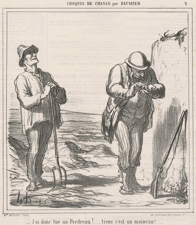 Så jeg drepte en rapphøne! av Honoré Daumier