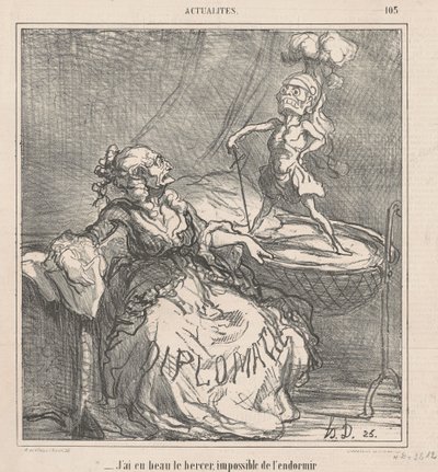 Jeg rystet ham... av Honoré Daumier