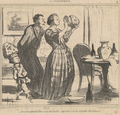 Jeg tror jeg kan si det uten å smigre meg selv... av Honoré Daumier