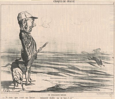Jeg tror det er en hare... av Honoré Daumier