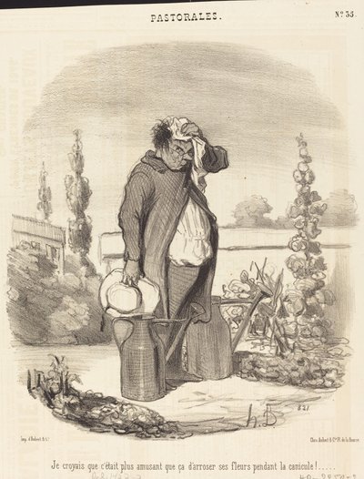 Jeg syntes det var morsommere enn som så... av Honoré Daumier