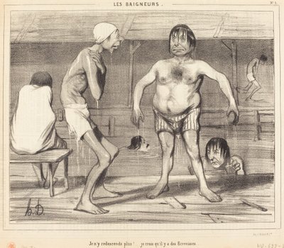 Jeg skal ikke tilbake dit igjen!... Jeg tror... av Honoré Daumier