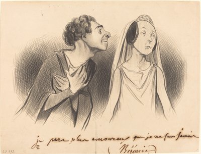 Jeg forlater mer forelsket enn... noensinne... av Honoré Daumier