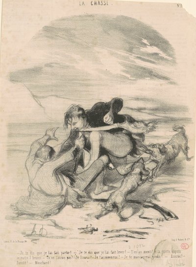 Jeg forteller deg at jeg fikk det til å gå av Honoré Daumier