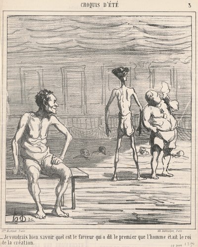 Jeg vil gjerne vite hva som er... av Honoré Daumier
