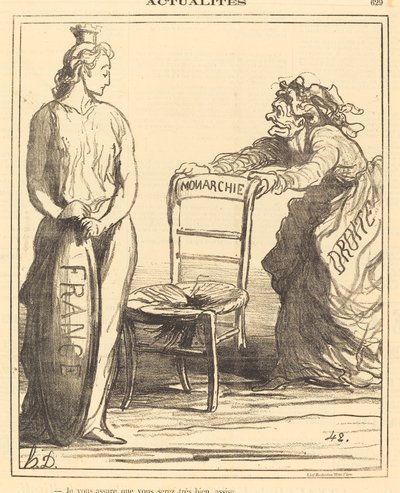Jeg forsikrer deg om at du vil sitte veldig godt av Honoré Daumier