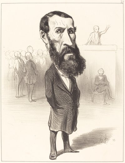 Jean Louis Greppo av Honoré Daumier