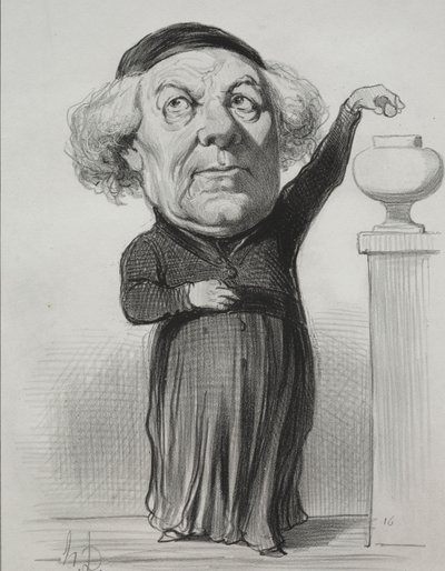 Jean-Jacques Fayet, biskop av Orleans av Honoré Daumier