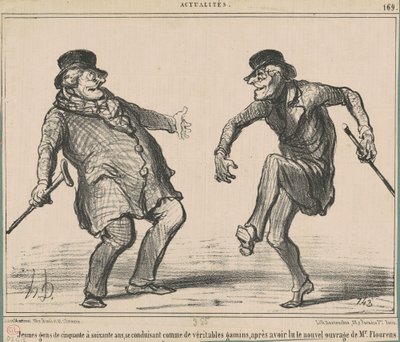 Unge mennesker fra femti til seksti år... av Honoré Daumier