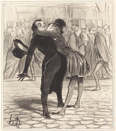 høyskolevenn av Honoré Daumier