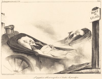 Apopleksi kommer til å erstatte lammelser i London av Honoré Daumier