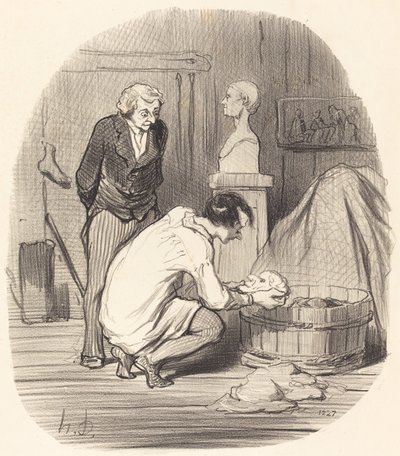 Kunstneren - det er det!... av Honoré Daumier