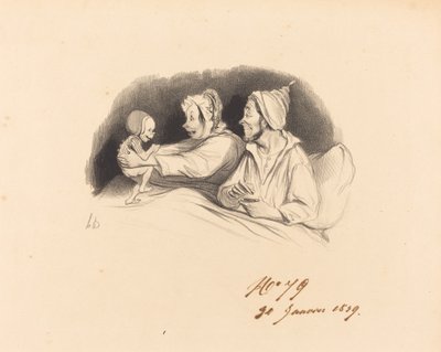 flaske utdanning av Honoré Daumier