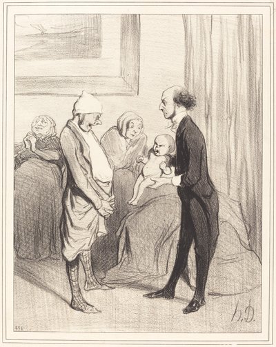 Inntreden i livet av Honoré Daumier