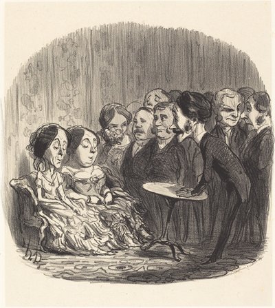 Poltergeisten av Honoré Daumier