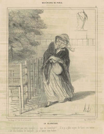 The Gleaner av Honoré Daumier