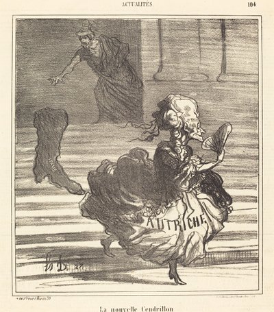 Den nye Askepott av Honoré Daumier