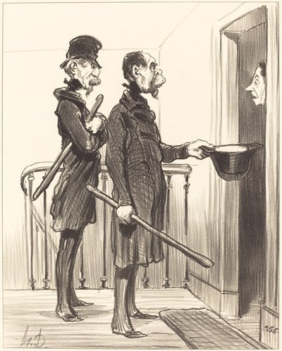 Napoleon-abonnementet av Honoré Daumier