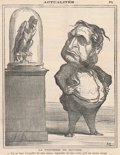 Rouhers tristhet av Honoré Daumier