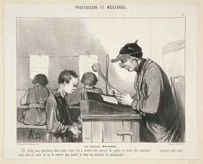 Den gamle M av Honoré Daumier