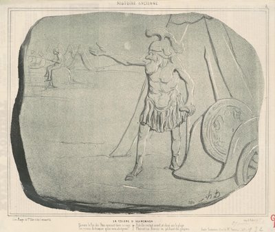 Agamemnons vrede av Honoré Daumier